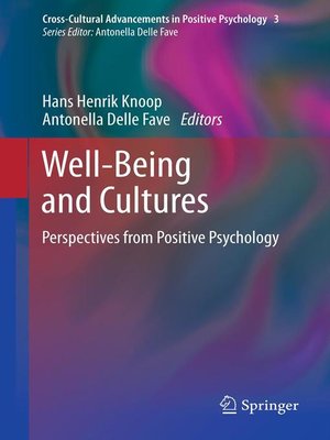 cover image of Well-Being and Cultures